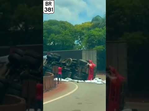 Acidente na BR 381,Fernão Dias em Brumadinho MG.