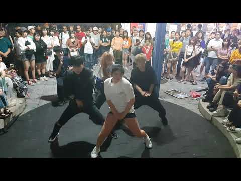 20190815 홍대버스킹 역동적인 혼성 댄스팀 에너자이주(energyju) 06 - 에이티즈 ATEEZ - HALA HALA