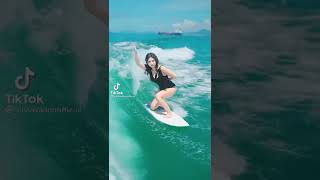 Surfing Girl #shorts