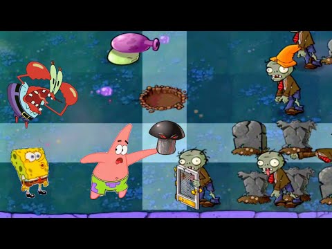 Plants vs Zombies x Spongebob - Chaos Night
