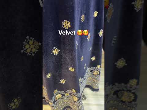 Foil Printed Velvet Fabric