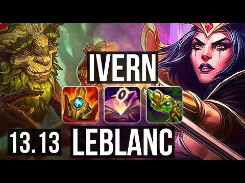 IVERN vs LEBLANC (MID) | 1.6M mastery, 1/3/20 | NA Diamond | 13.13