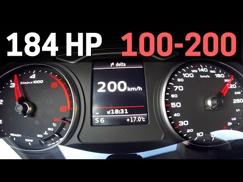 Audi A3 2.0 TDI 8V 184 HP QUATTRO | 100-200 km/h Acceleration AUTOBAHN