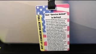 how to make assistance dog card Get you service dog card today