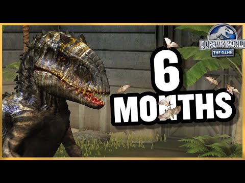 MY FIRST 6 MONTHS! HOW I GOT EVERYTHING! - Jurassic World: The Game | Ep 82