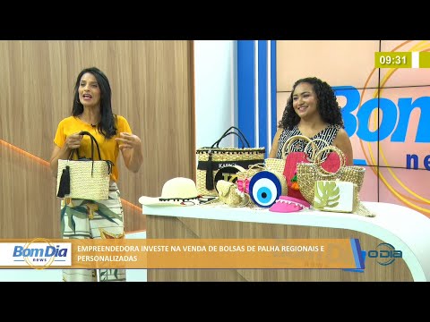 Empreendedora investe na venda de bolsas de palha regionais e personalizadas 03 11 2021