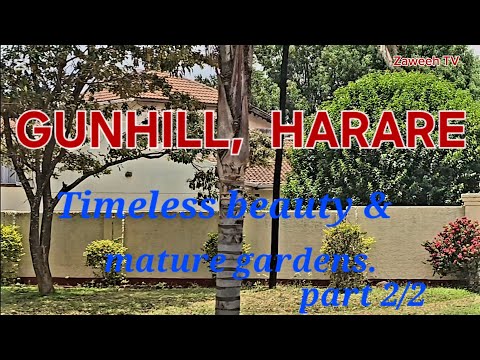 Gunhill suburb, Harare. Timeless beauty,  mature gardens & classic charm. 2025