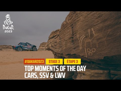 ダカール・ラリー2023 自動車クラスのステージ3ハイライト動画