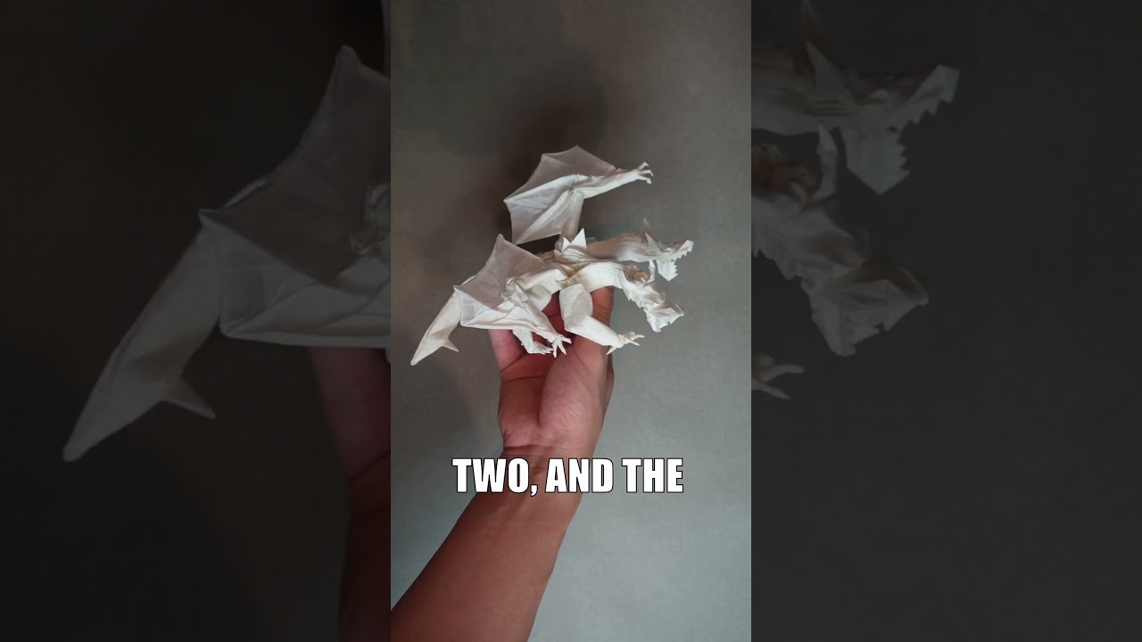 Why should you make Origami Dragons? #origamipaper #origami #origamidragon