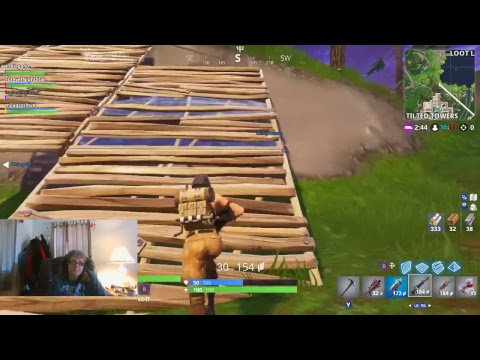 Fortnite Live Stream , A Little Old Lady Playing Fortnite (Fortnite Battle Royale)