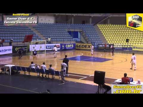 Game Over E.C. X Estrela Vermelha - Masc. Master - Copa São Bernardo Futsal 2013 - Semi-Final