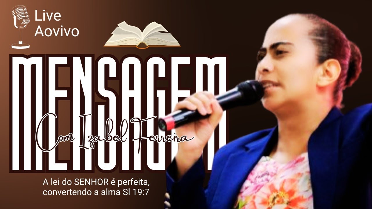 07/11/2024 - PREGAÇÃO COM  IZABEL FERREIRA | JOÃO 3:1