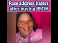ROSALEE ADDRESS HATERS AFTER BUYING BMW Jamaicatiktok Entertainmentvideo Fypシ゚viral Fypシ Fyp