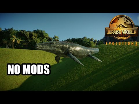 Getting aquatic dinosaurs in land Jurassic world evolution 2 NO MODS