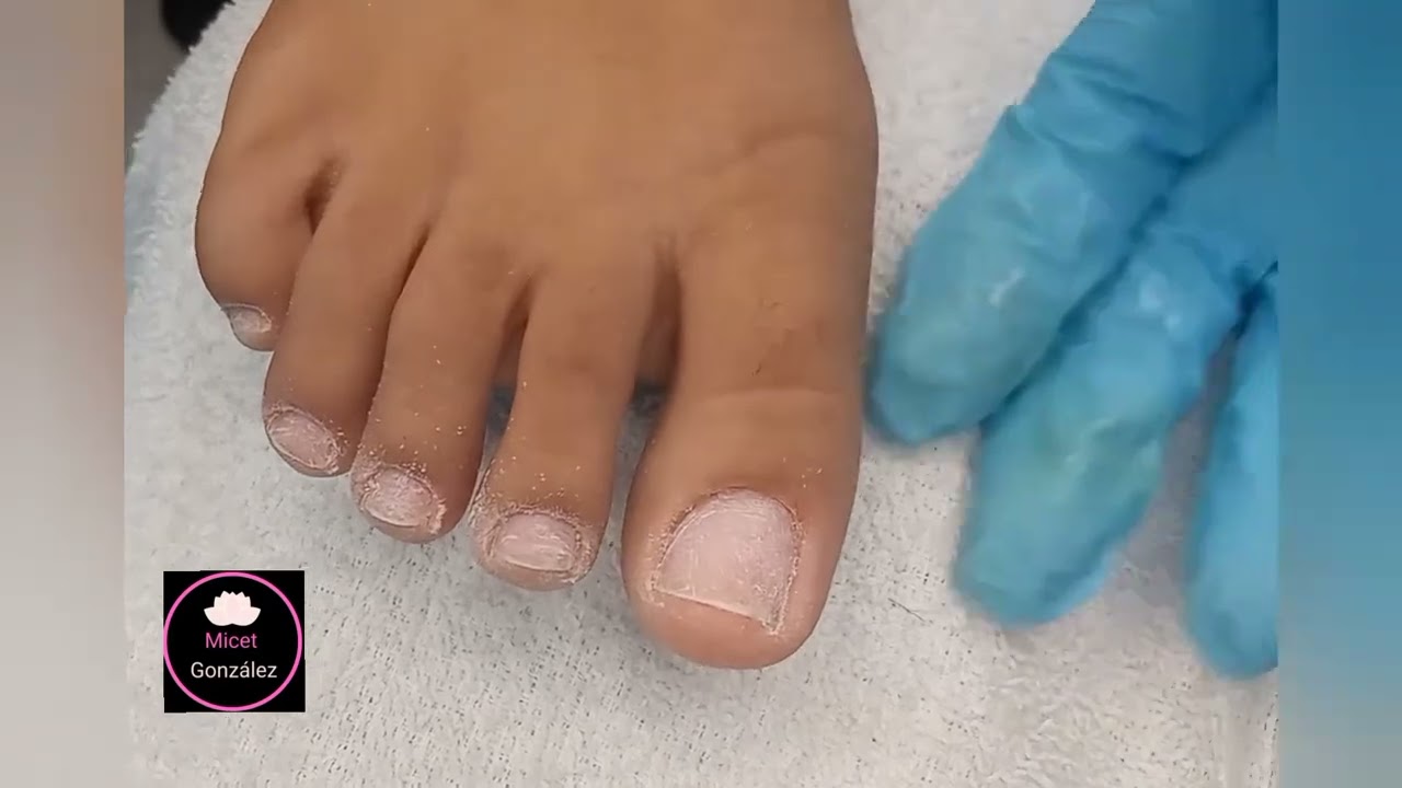 Pedicura Drill. cómo preparar la uñas antes del esmaltado semipermanente y tradicional