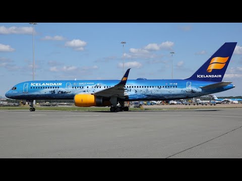 20 Minutes of Plane Spotting at the Viewing Terrace at Amsterdam Schiphol Airport (4K)