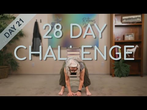 Chair Yoga - Day 21 - 30 Minutes Some Seated, More Standing