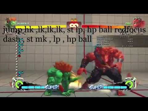 USF4 Blanka combo video by  XTR| Zeth