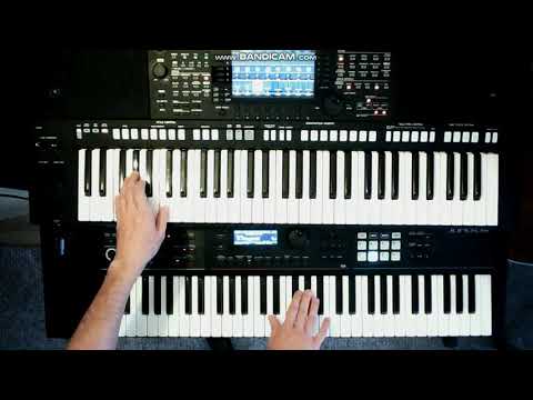 Jermaine Jackson, Pia Zadora - When the Rain Begins to Fall LIVE keyboard instrumental cover