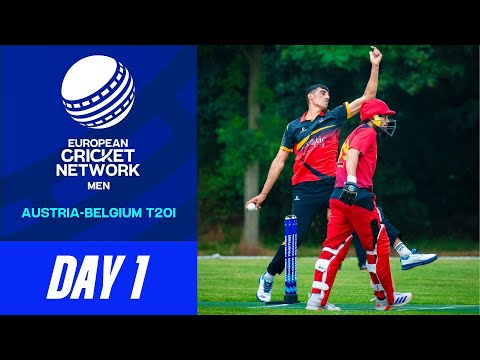 🔴 ECN Austria-Belgium T20I, 2025 | Day 1 | 23 Aug 2025 | T20 International Live European Cricket