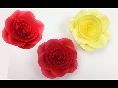 DIY Paper Rose: Easy and Realistic Paper Roses 🌹 Flower Tutorial | How to Make Beautiful Paper Rose Video