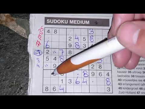 Sophisticated, not this one! (#1585) Medium Sudoku puzzle. 09-22-2020