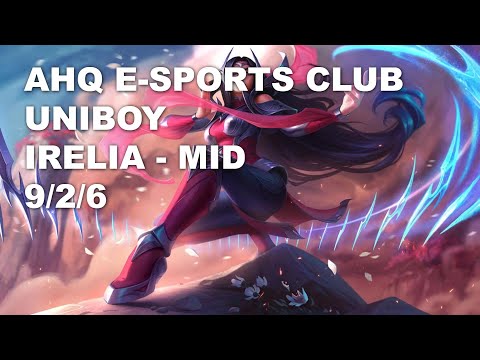 ahq e-Sports Club Uniboy Mid Irelia vs Vladimir - KR Challenger Rank Game 10.7