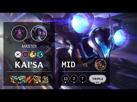 Kai'Sa Mid vs Twisted Fate - KR Master Patch 11.3