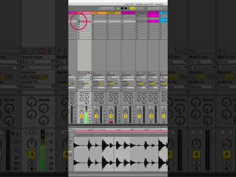 Shortcut for Creating Scenes in Ableton
