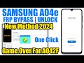 Samsung A04e FRP Bypass Android 13 A042F Google Account Remove