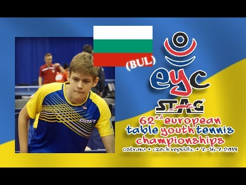 TRETIAK Nazar UKR -   BEKIR Denis BUL 2019 European Youth Championships