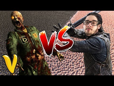 YOUTUBER ARMY VS ZOMBIE INVASION! Ultimate Epic Battle Simulator Funny Moments!