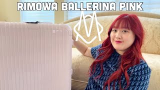 RIMOWA Ballerina Pink💖💕💞 RIMOWA Check In L Polycarbonate | RIMOWA Unboxing Haul