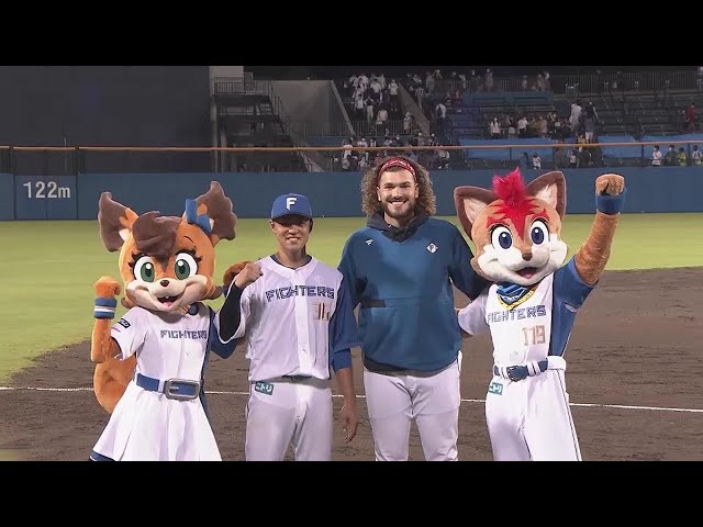 ファイターズ・ポンセ投手・木村文紀選手ヒーローインタビュー 7月13日 北海道日本ハムファイターズ 対 東北楽天ゴールデンイーグルス