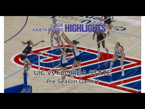 Julieta Sandez Highlights UIC vs Fl State