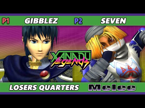 Xanadu Legends Top 8 - Gibblez (Marth) Vs. Seven (Sheik) Smash Melee - SSBM