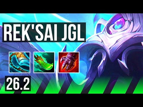 REK'SAI vs MORDEKAISER (JGL) | 42K damage | EUNE Grandmaster | 26.2