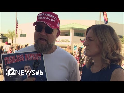 Mourners travel from across the country to attend Charlie Kirk's memorial service