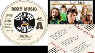 Roxy Music - Over You (Disco Mix Extended Top Selection Video 80s) VP Dj Duck