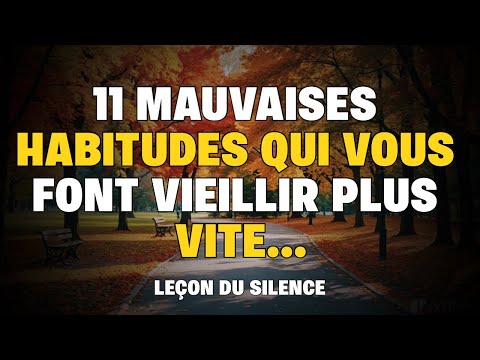 ⚠️11 Mauvaises habitudes qui vous font vieillir plus vite...