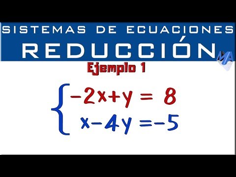 2x2 Systems of Equations | Reduction-Elimination Method | Example 1