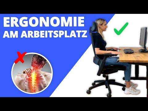ERGONOMICS at the WORKPLACE | Correct Sitting & Standing (Guide)