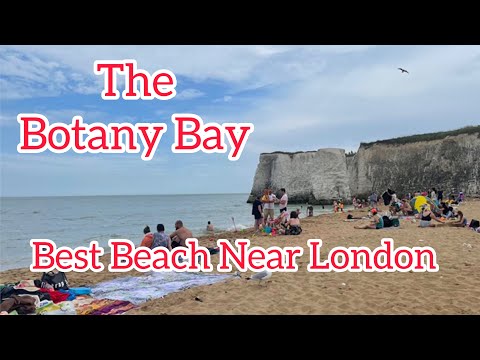 The Botany Bay beach kent || Botany Bay and kingsgate bay ,Broadstairs ,The best beach near London