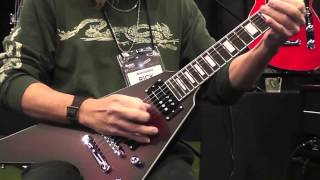 Video thumbnail for Reverend Volcano RA FM / Railhammer Pickups / Jet City Amp NAMM 2013 by Reverend Guitars
