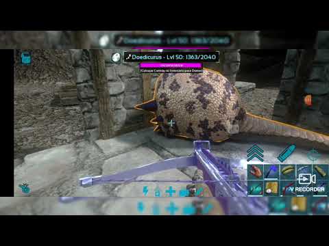 como domar o doedicurus ou tatu super fácil e rápido #ep2 série domando dinos