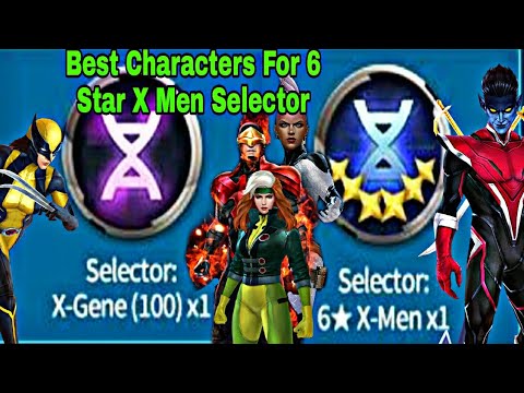 Best Characters For 6 Star X Men Selector - Marvel Future Fight