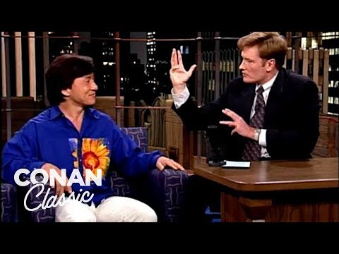 柯南攻擊成龍 - "深夜與柯南奧布萊恩" (Conan Attacks Jackie Chan - "Late Night With Conan O'Brien")