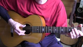 Lesson Fingerpicking Mance Lipscomb's Charley James - TAB available