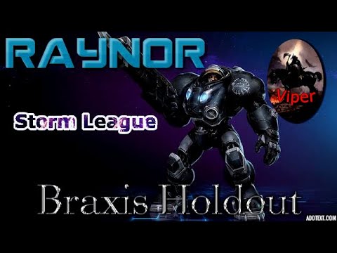 Heroes of the Storm - Raynor - Braxis Holdout - Storm League (HotS Gameplay)
