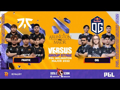 Fnatic vs OG - PGL Arlington Major 2022 - Group Stage - BO2